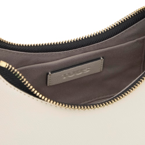 Bolso de hombro beige TOUS Back to basics