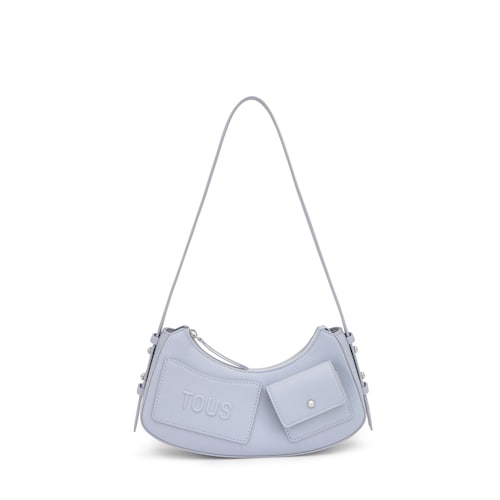 Schultertasche TOUS Back to Basics in Graublau