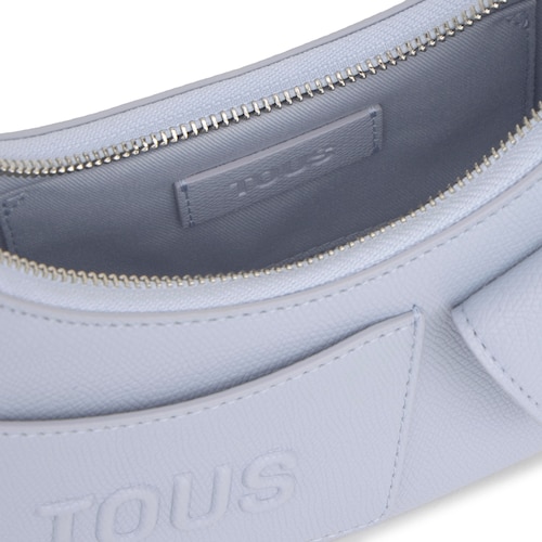 Schultertasche TOUS Back to Basics in Graublau