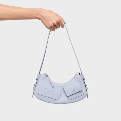 Schultertasche TOUS Back to Basics in Graublau
