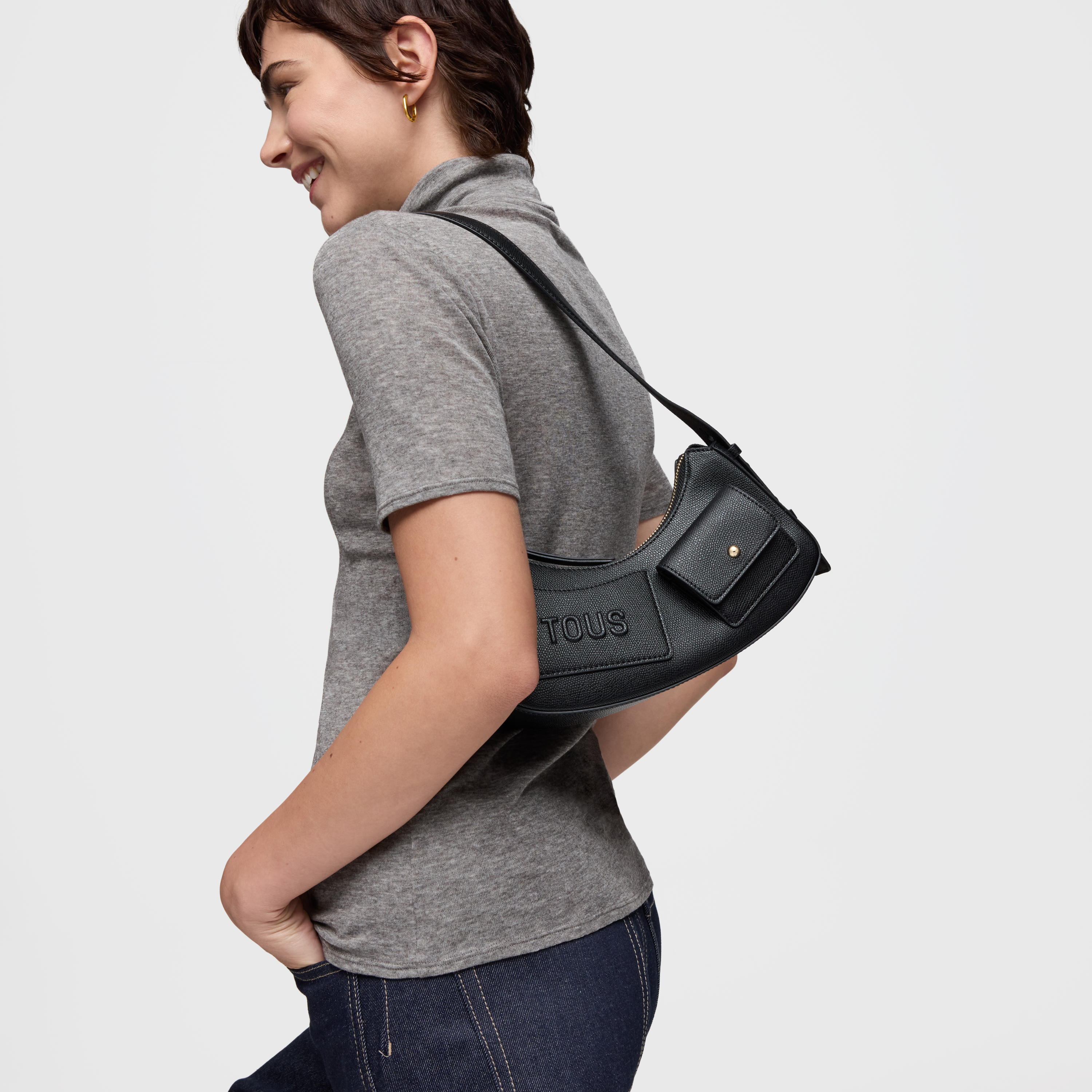 Black Shoulder bag TOUS Back to Basics | TOUS