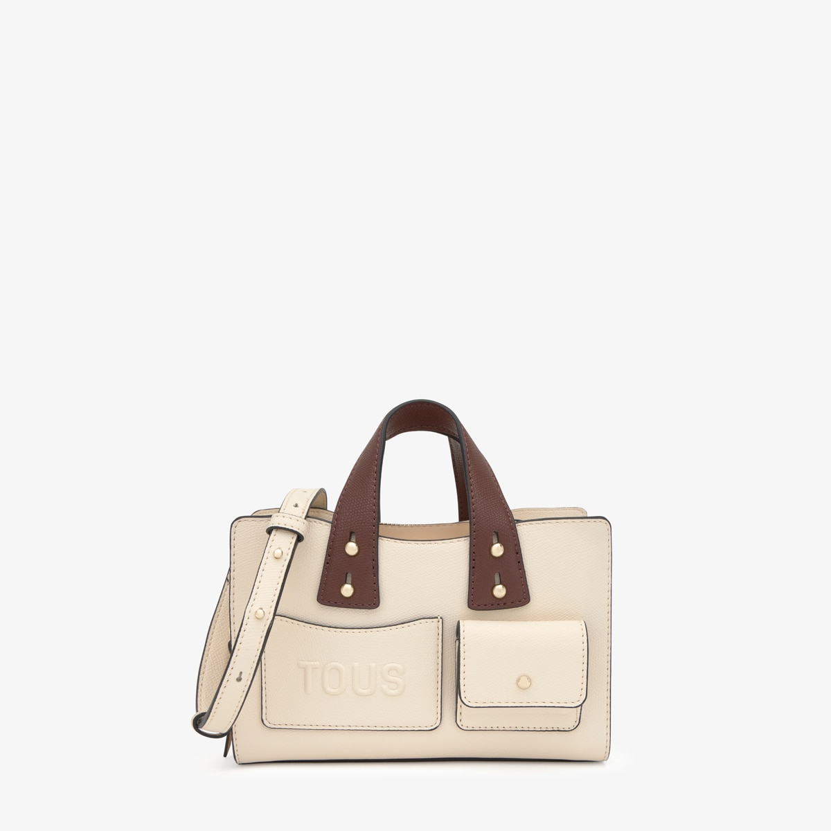 Tous - Bowling Pequeño Beige Y Marrón Tous Back To Basics - Beige