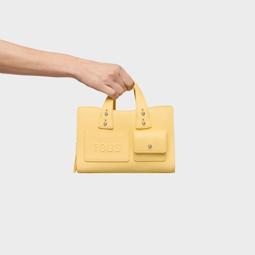 Small yellow Bowling bag TOUS Back to Basics