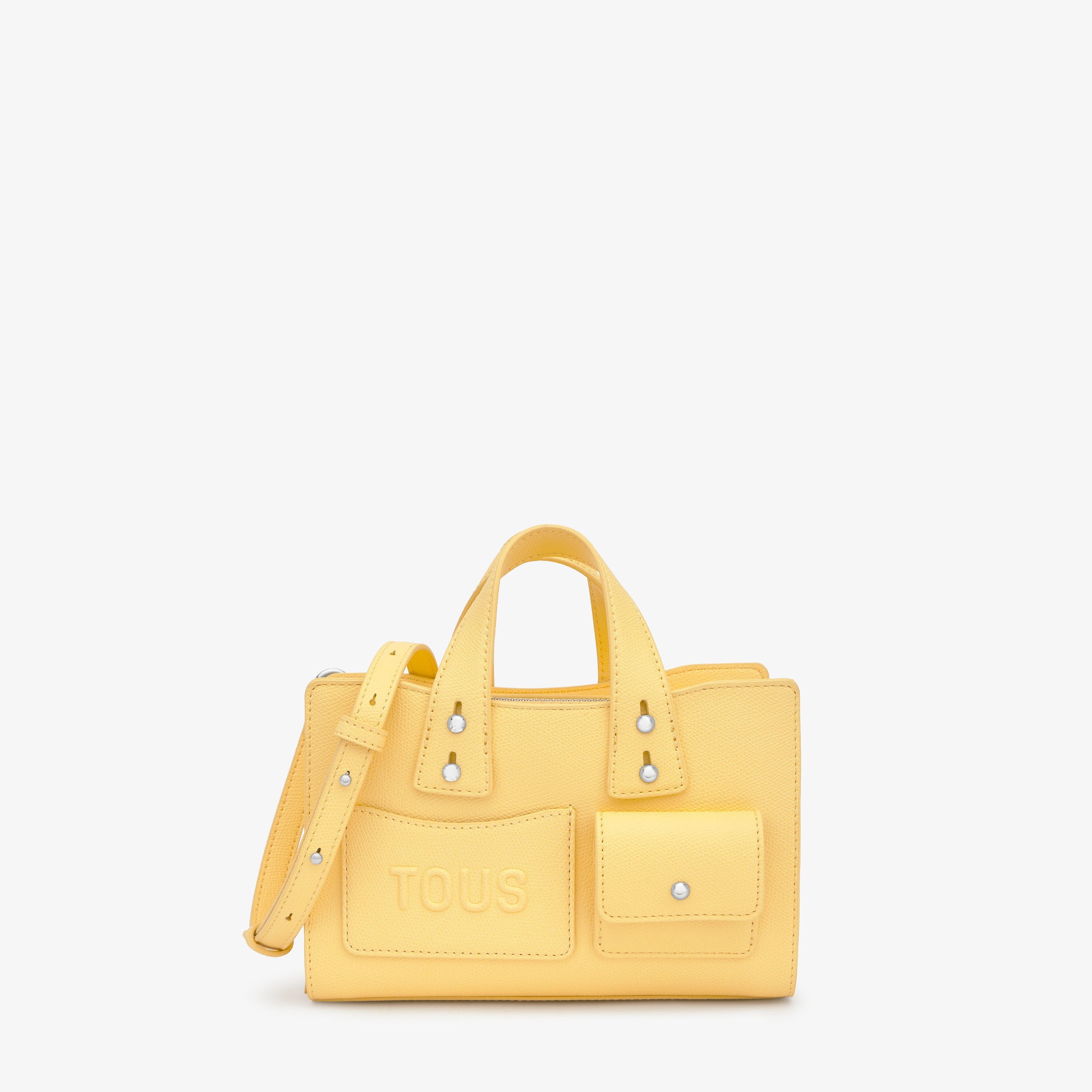 Small yellow Bowling bag TOUS Back to Basics