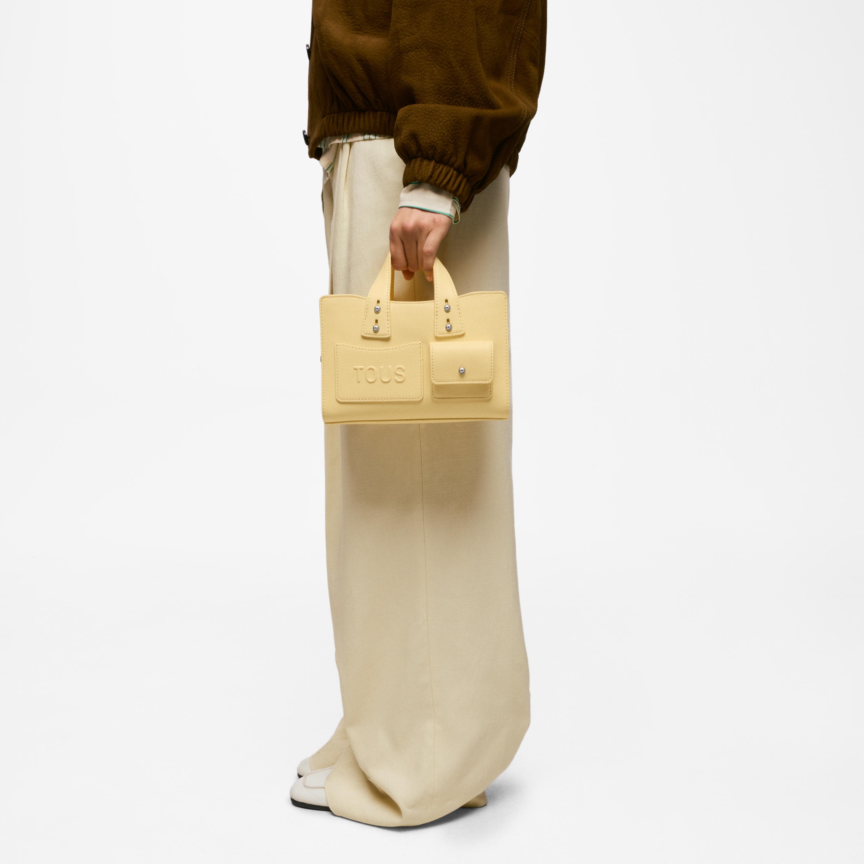 Small yellow Bowling bag TOUS Back to Basics