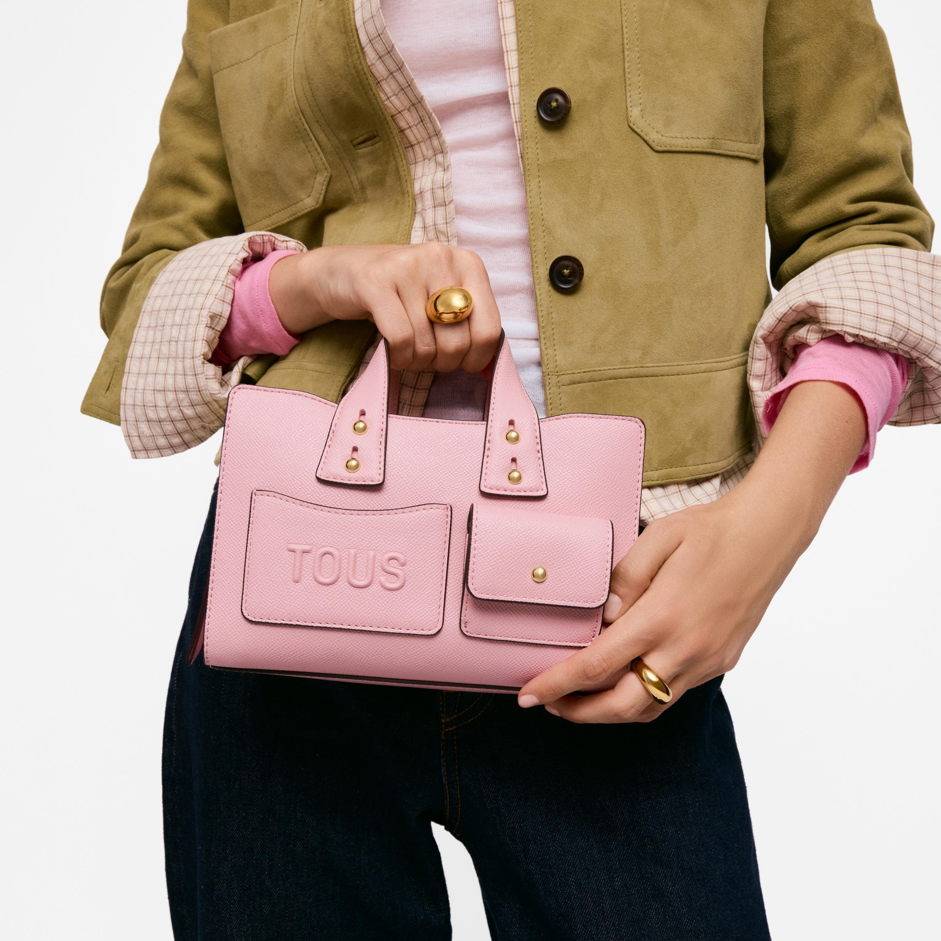 Small pink Bowling bag TOUS Back to Basics