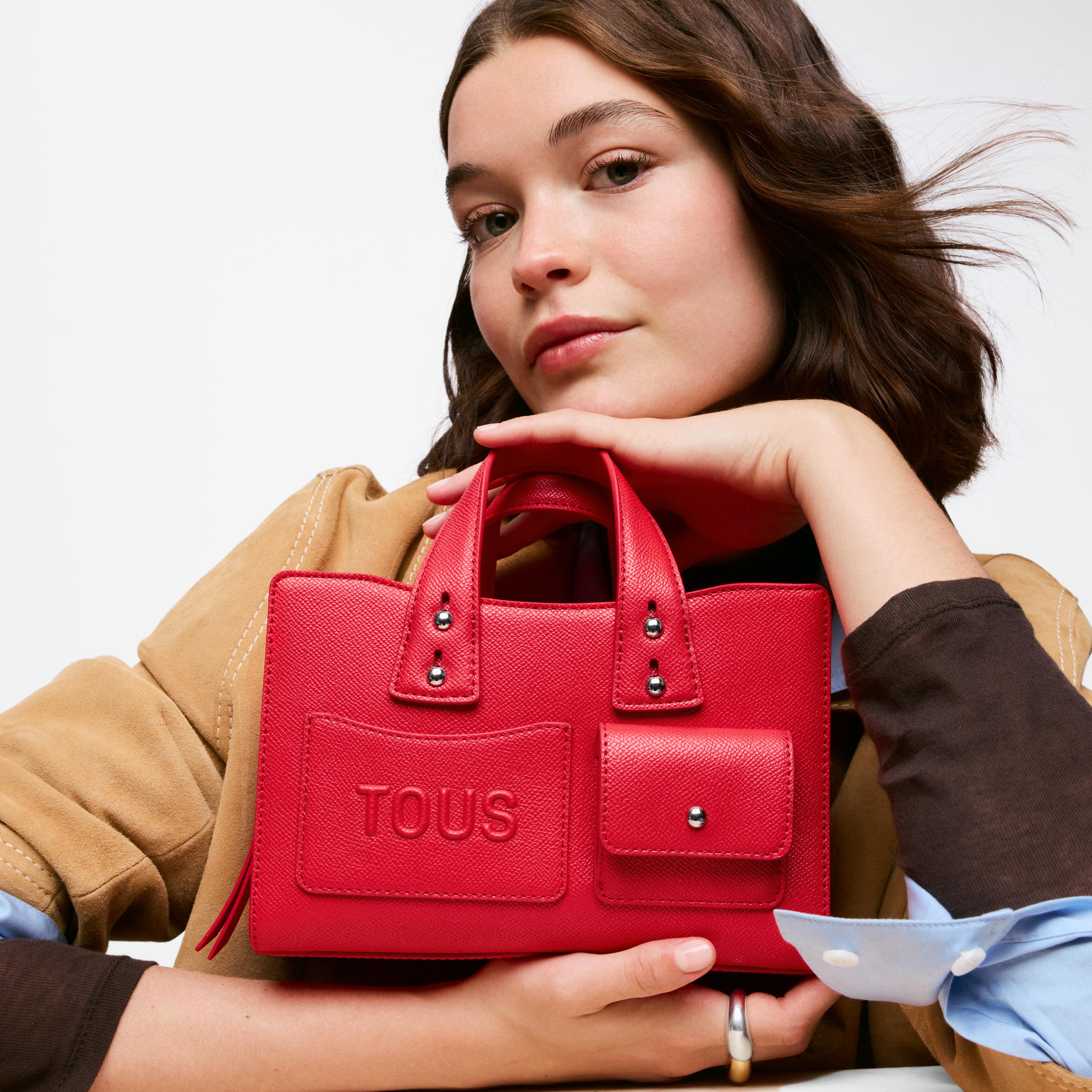 Small red Bowling bag TOUS Back to Basics