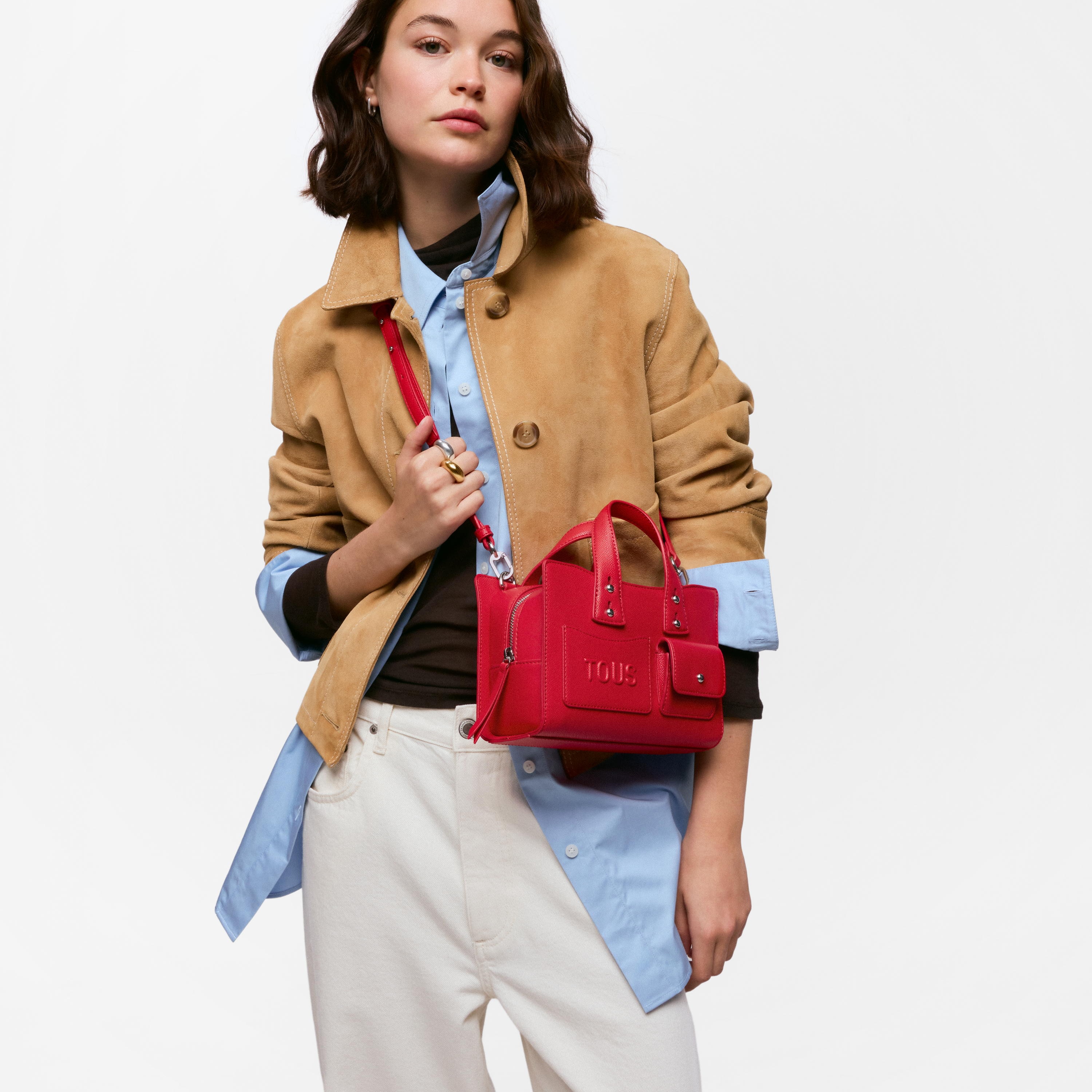 Small red Bowling bag TOUS Back to Basics