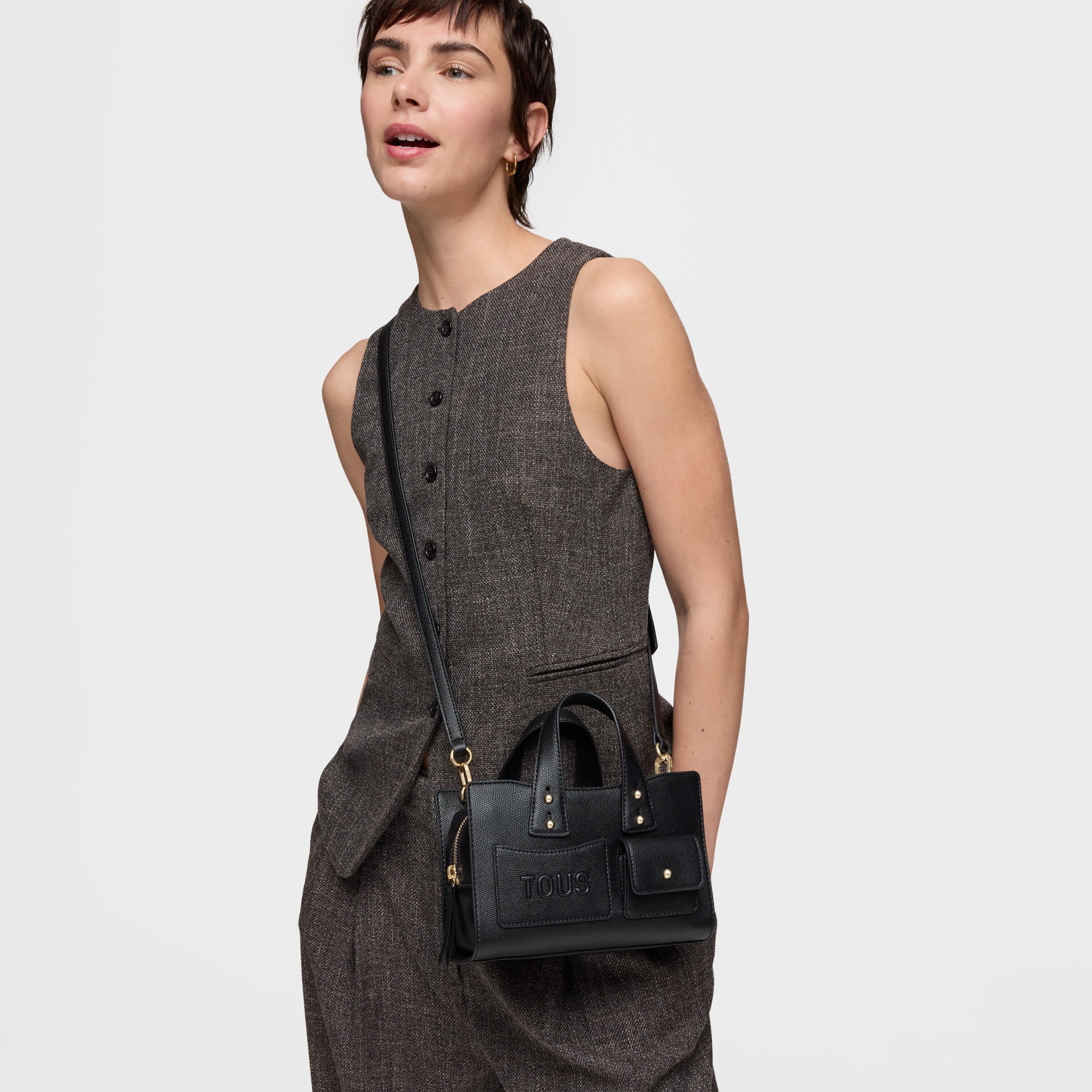 Small black Bowling bag TOUS Back to Basics
