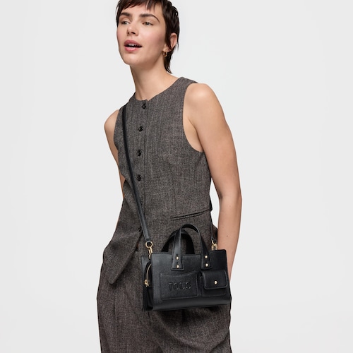 Bowling pequeño negro TOUS Back to basics