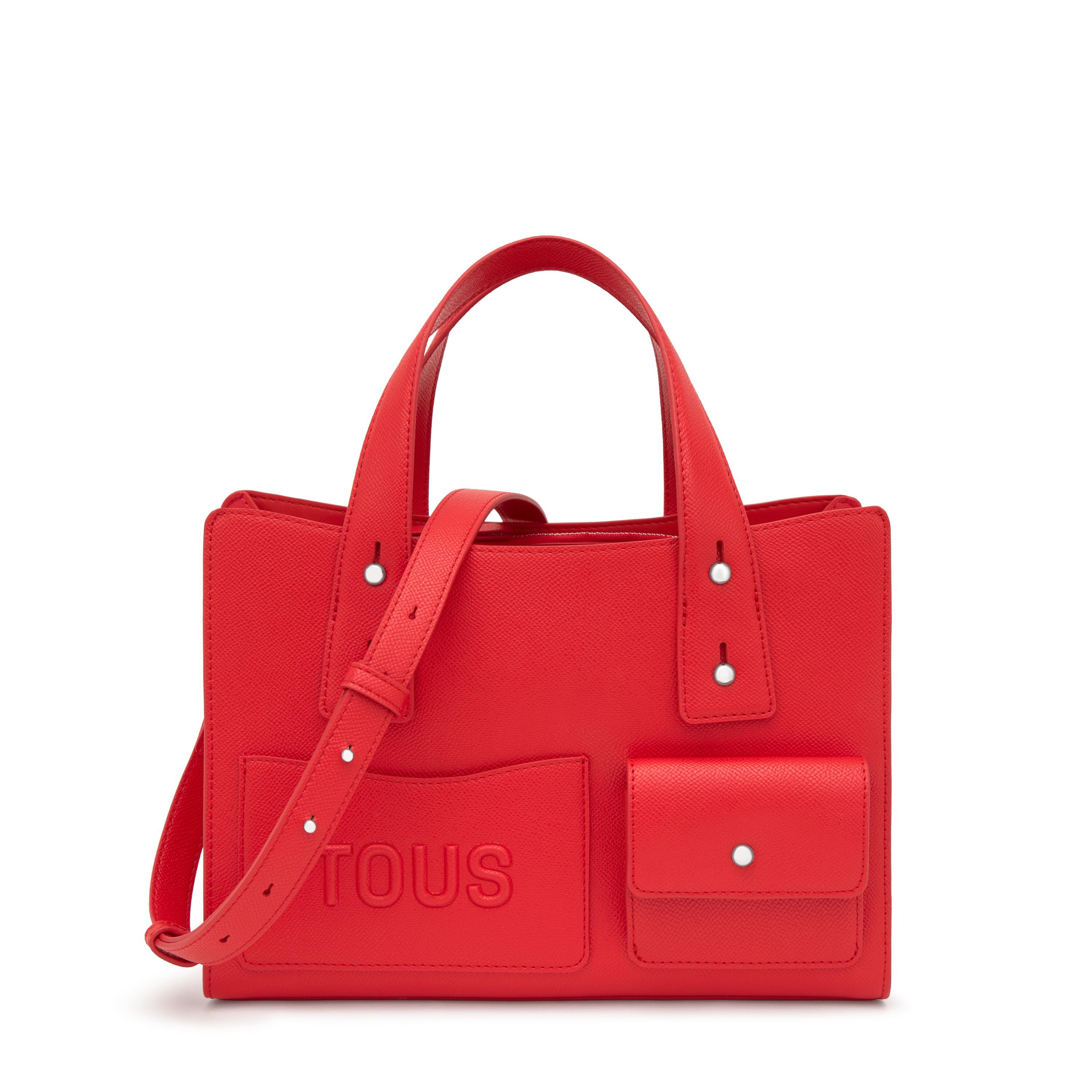 レッドのミディアム・シティバッグ TOUS Back to Basics | TOUS