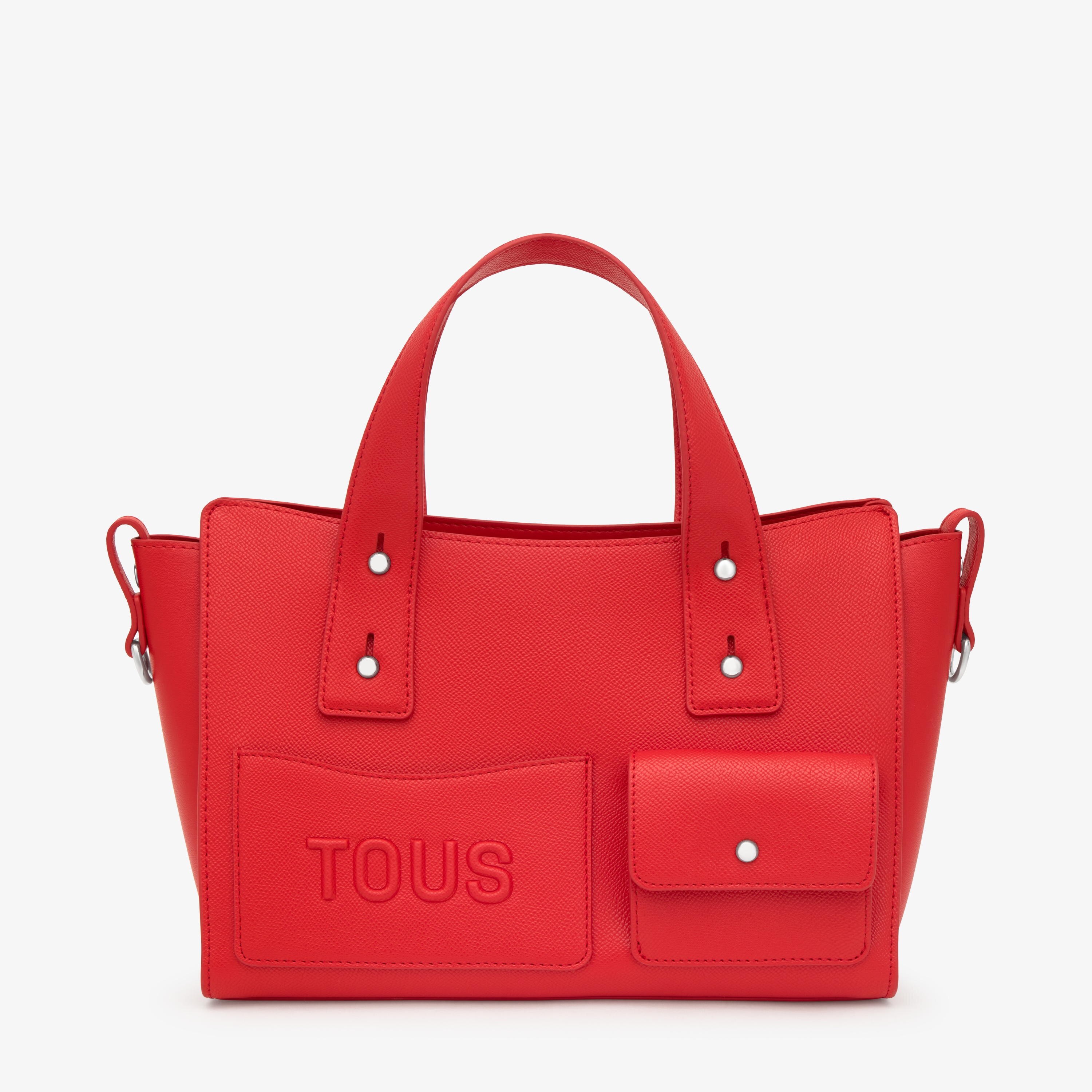Medium red City bag TOUS Back to Basics