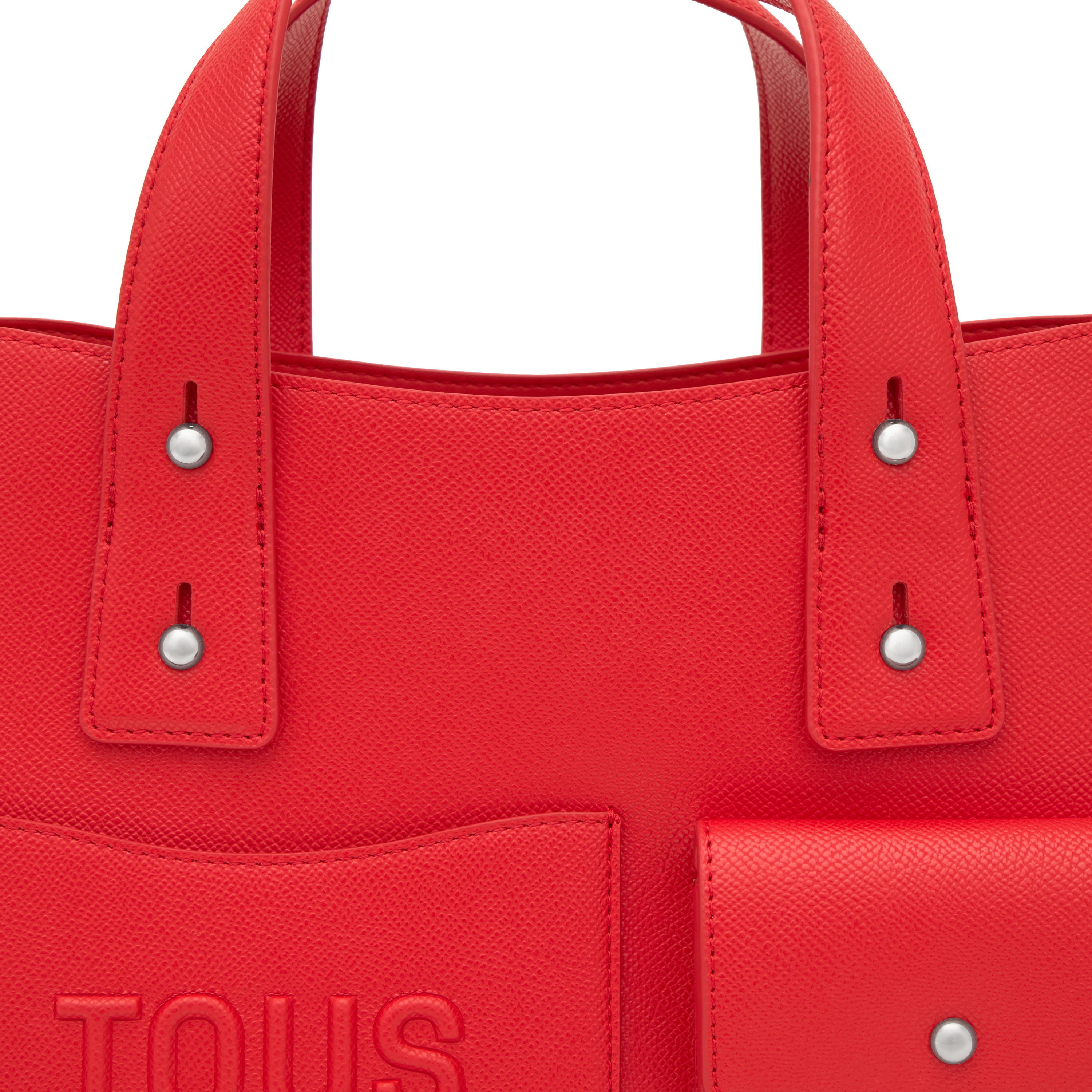 Medium red City bag TOUS Back to Basics