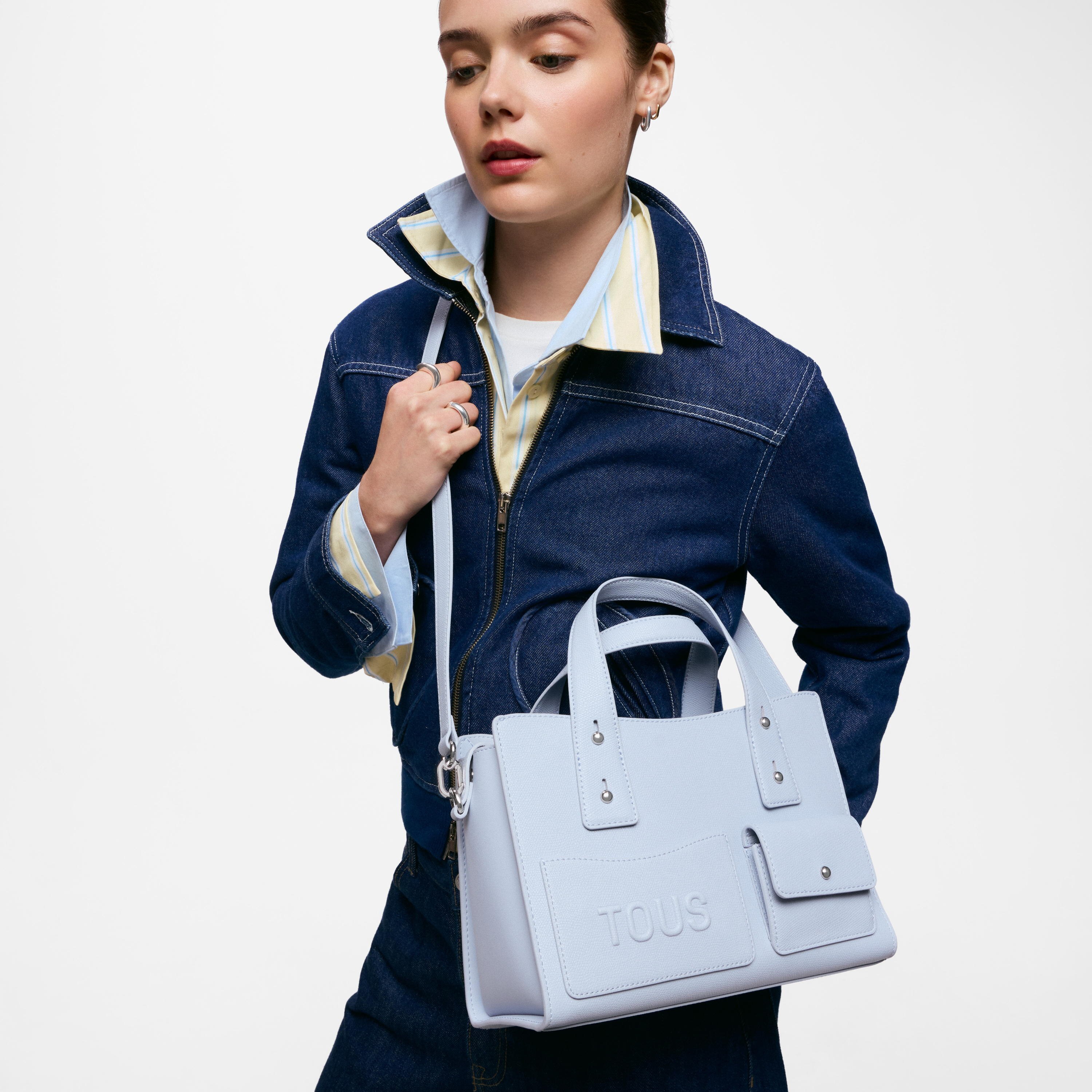 Medium grayish blue City bag TOUS Back to Basics
