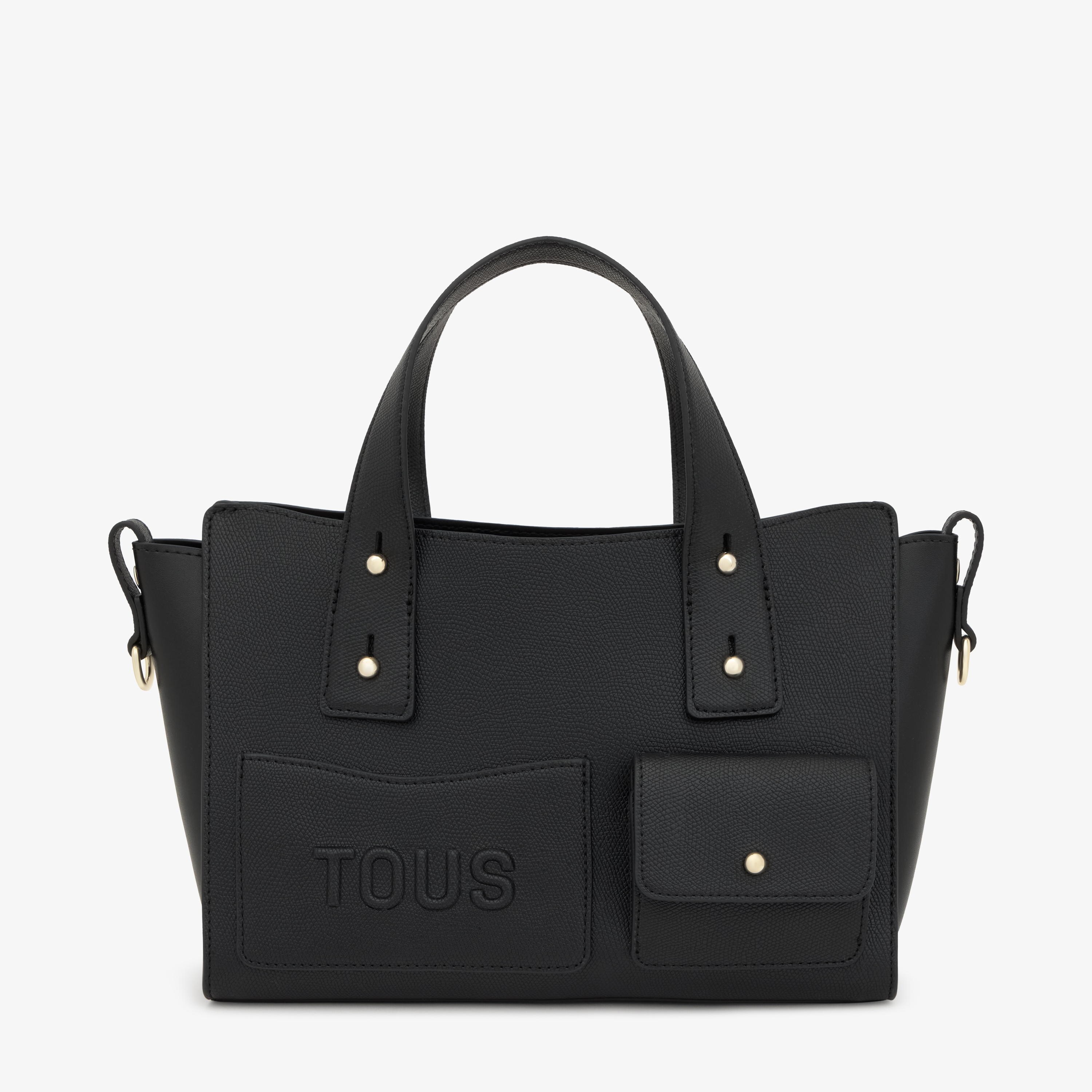 Medium black City bag TOUS Back to Basics