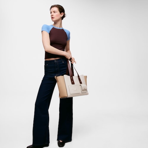 City gran beix i marr&oacute; TOUS Back to Basics