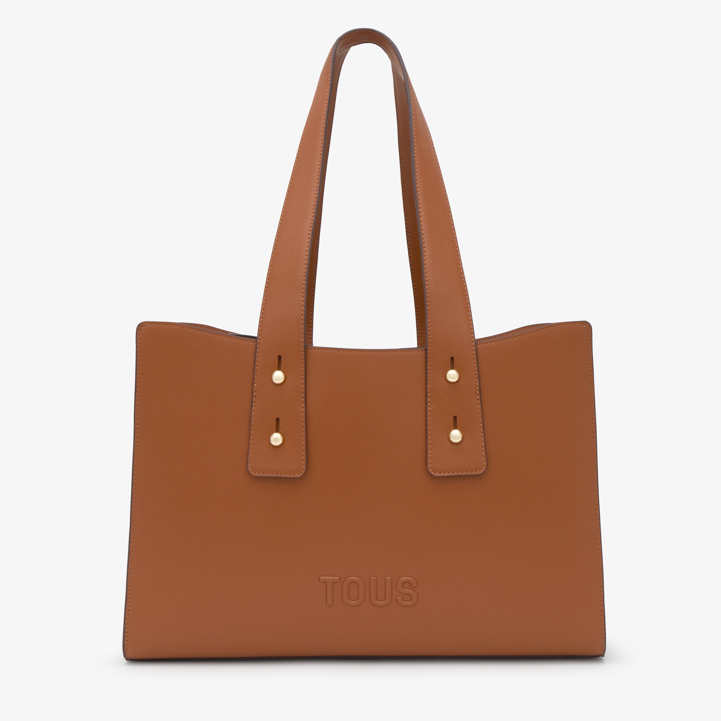 Large camel-colored City bag TOUS Back to Basics