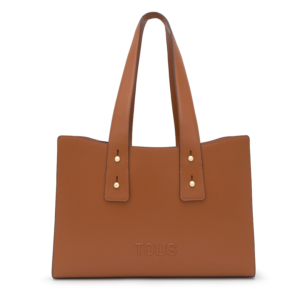 Large camel-colored City bag TOUS Back to Basics