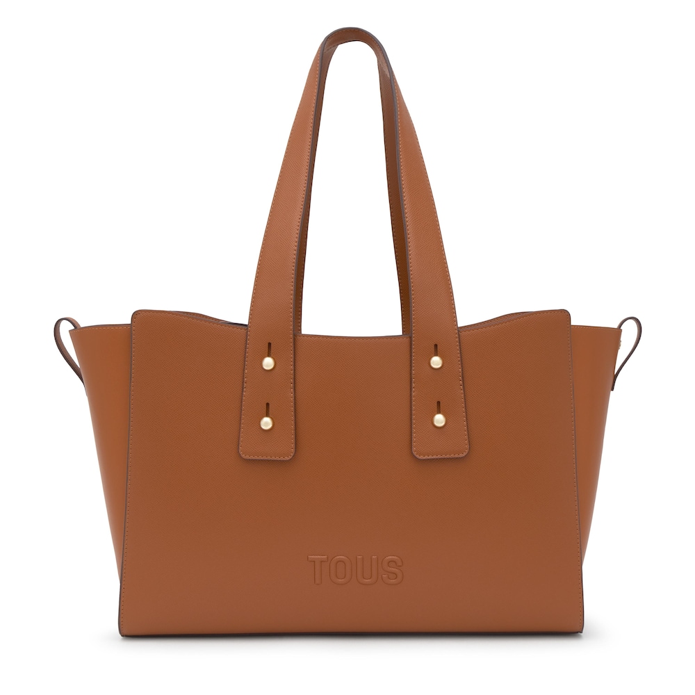 Large camel-colored City bag TOUS Back to Basics