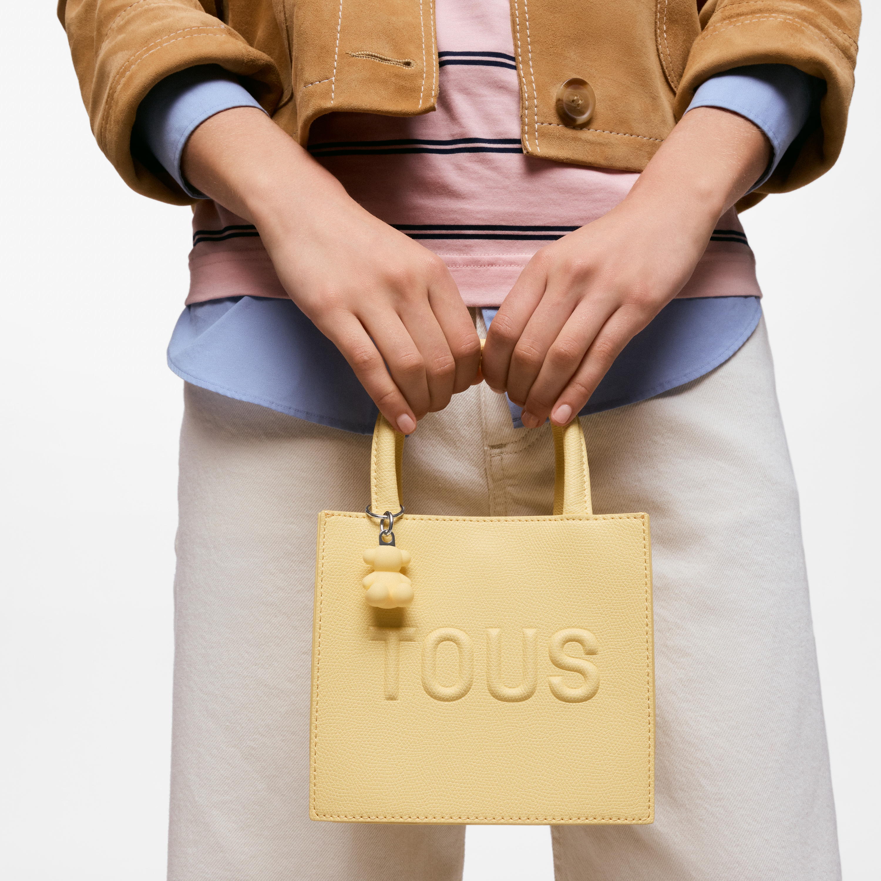 Yellow Cube minibag TOUS Back to Basics