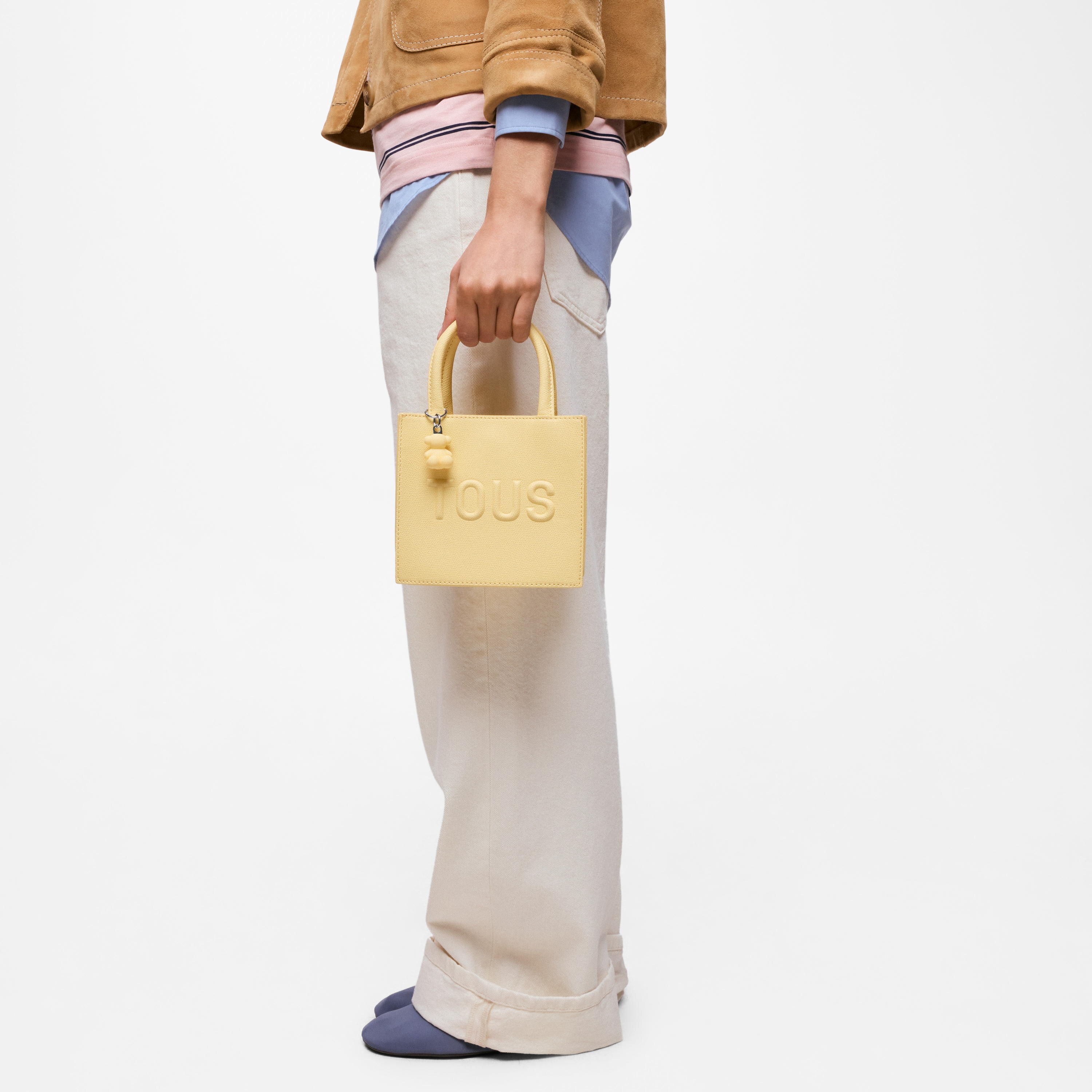 Yellow Cube minibag TOUS Back to Basics