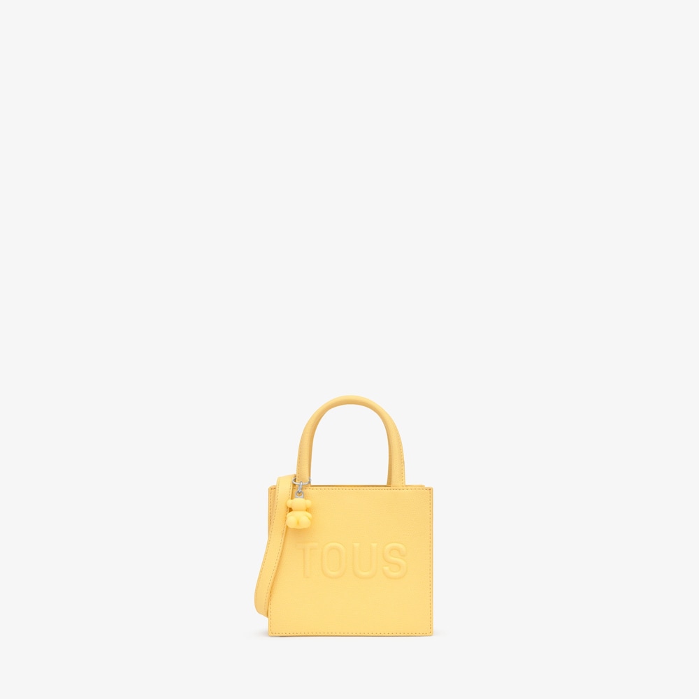 Bolso mini cube amarillo TOUS Back to basics