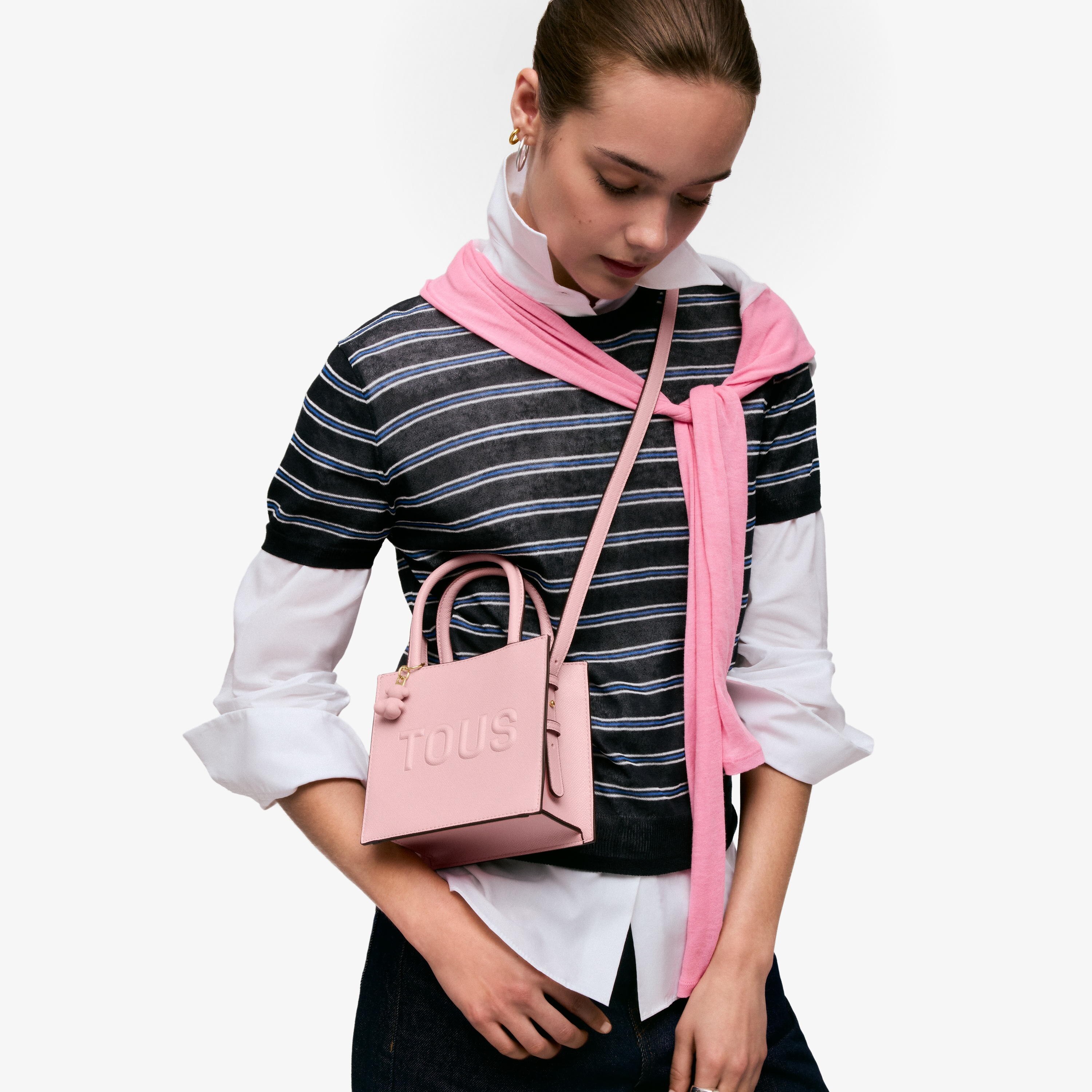 Pink Cube minibag TOUS Back to Basics