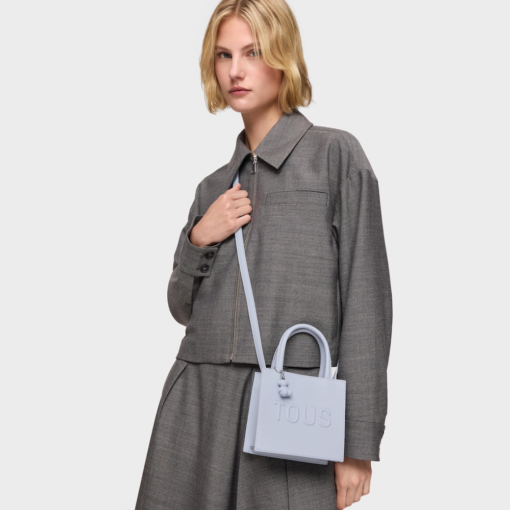 Bolso mini cube azul TOUS Back to basics