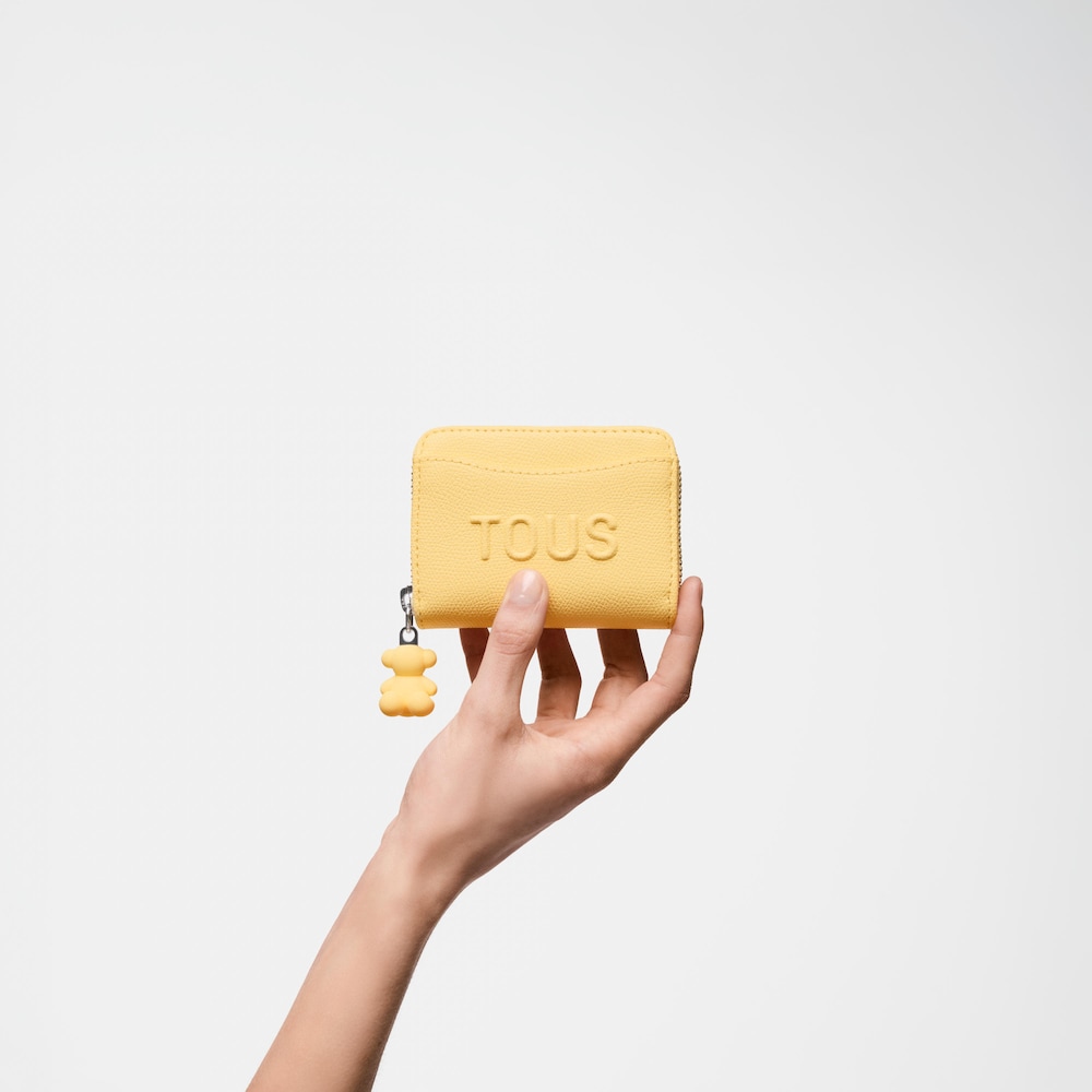 Monedero amarillo TOUS Back to basics