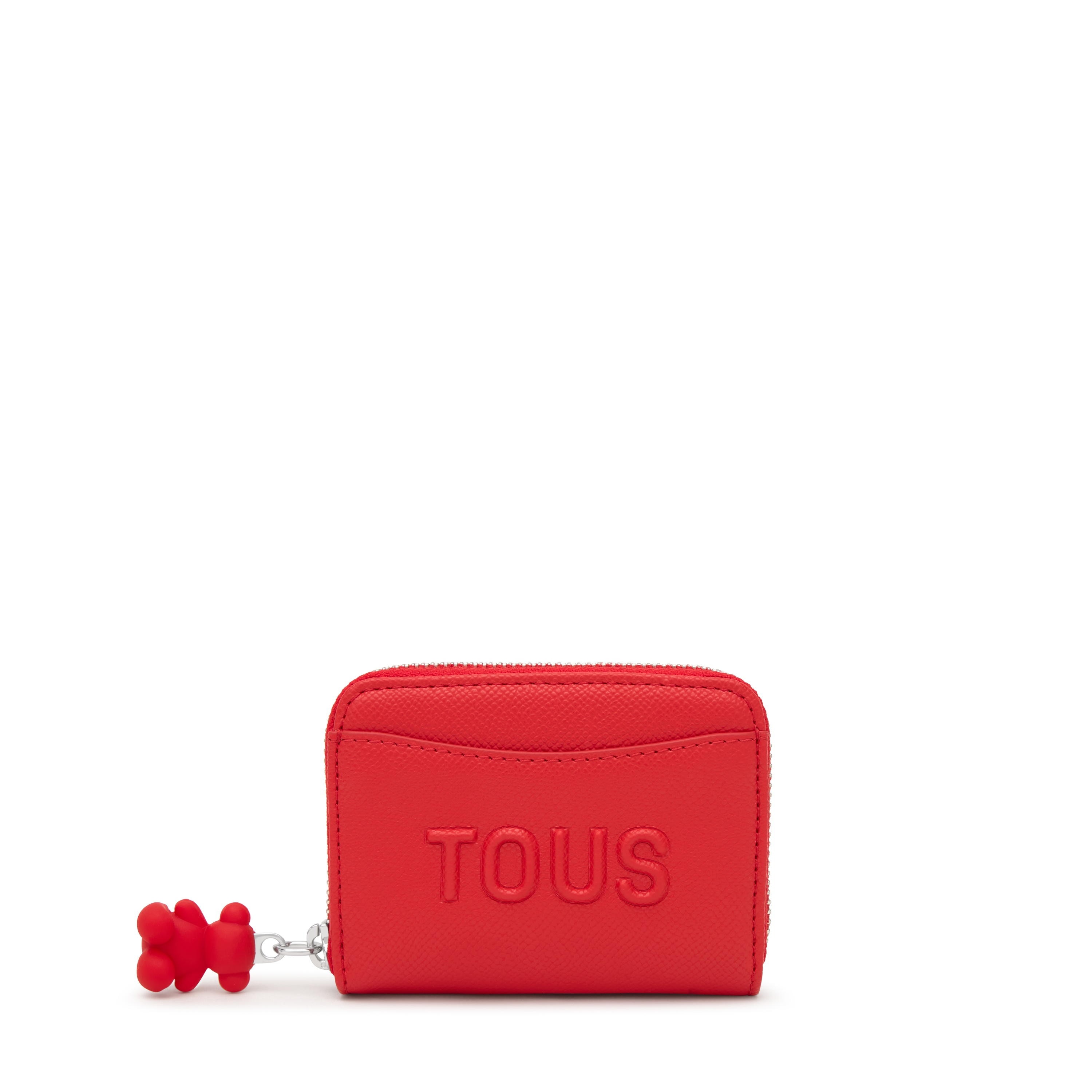 Medium red Change purse TOUS Back to Basics