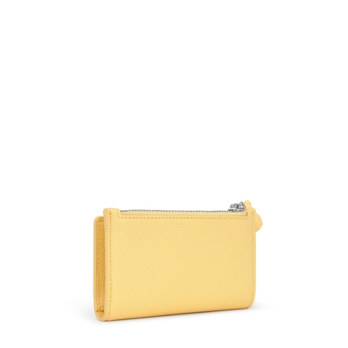 Cartera peque&ntilde;a amarilla TOUS Back to basics