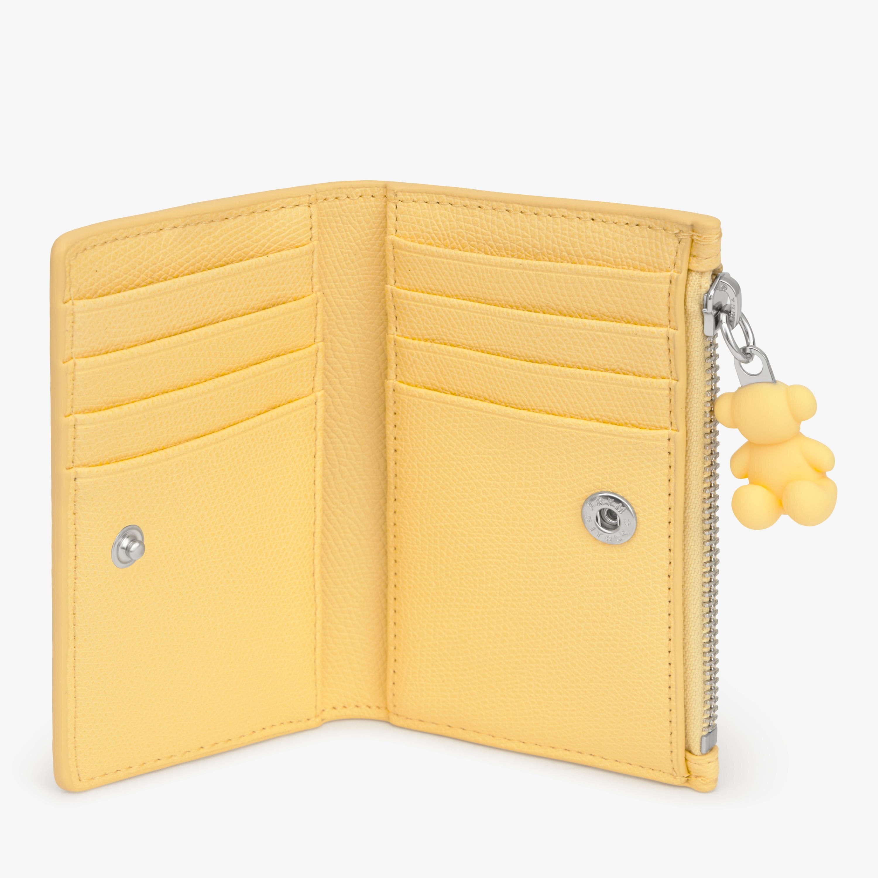 Small yellow Card wallet TOUS Back to Basics