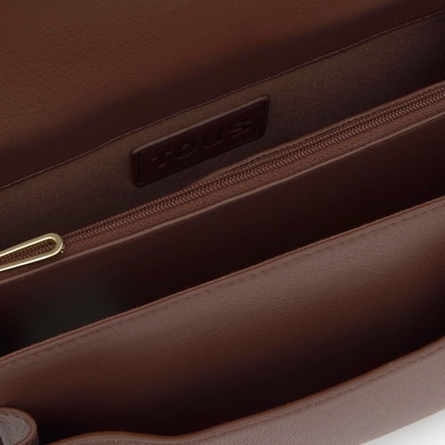 Borsa a tracolla media marrone TOUS Audree Earrings