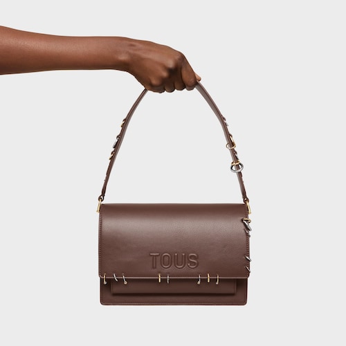 Borsa a tracolla media marrone TOUS Audree Earrings
