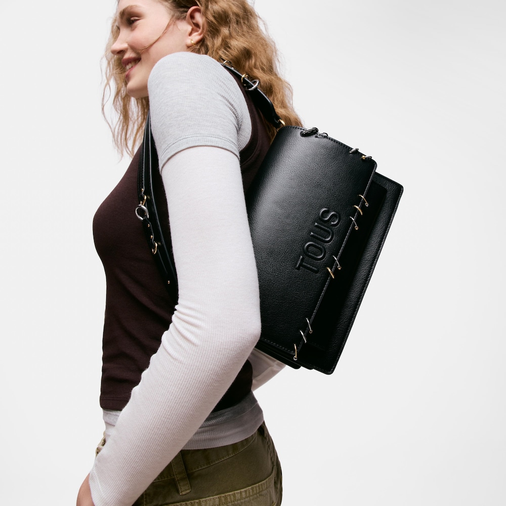 Średnia czarna Torebka przez ramię TOUS Audree Earrings