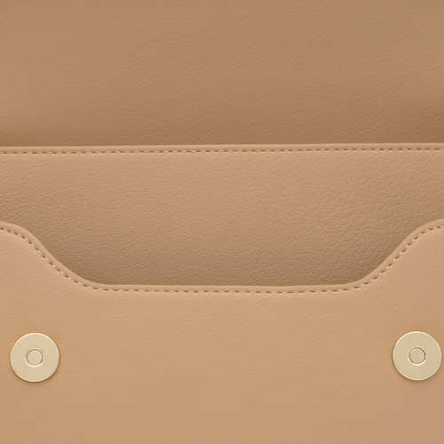 Sac &agrave; bandouli&egrave;re sable moyen TOUS Audree Pipings