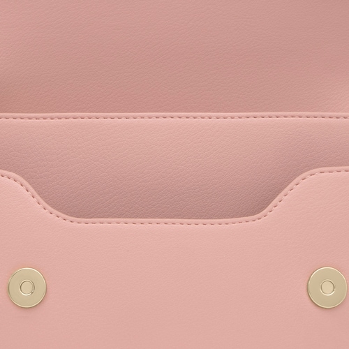 Sac &agrave; bandouli&egrave;re rose fonc&eacute; moyen TOUS Audree Pipings