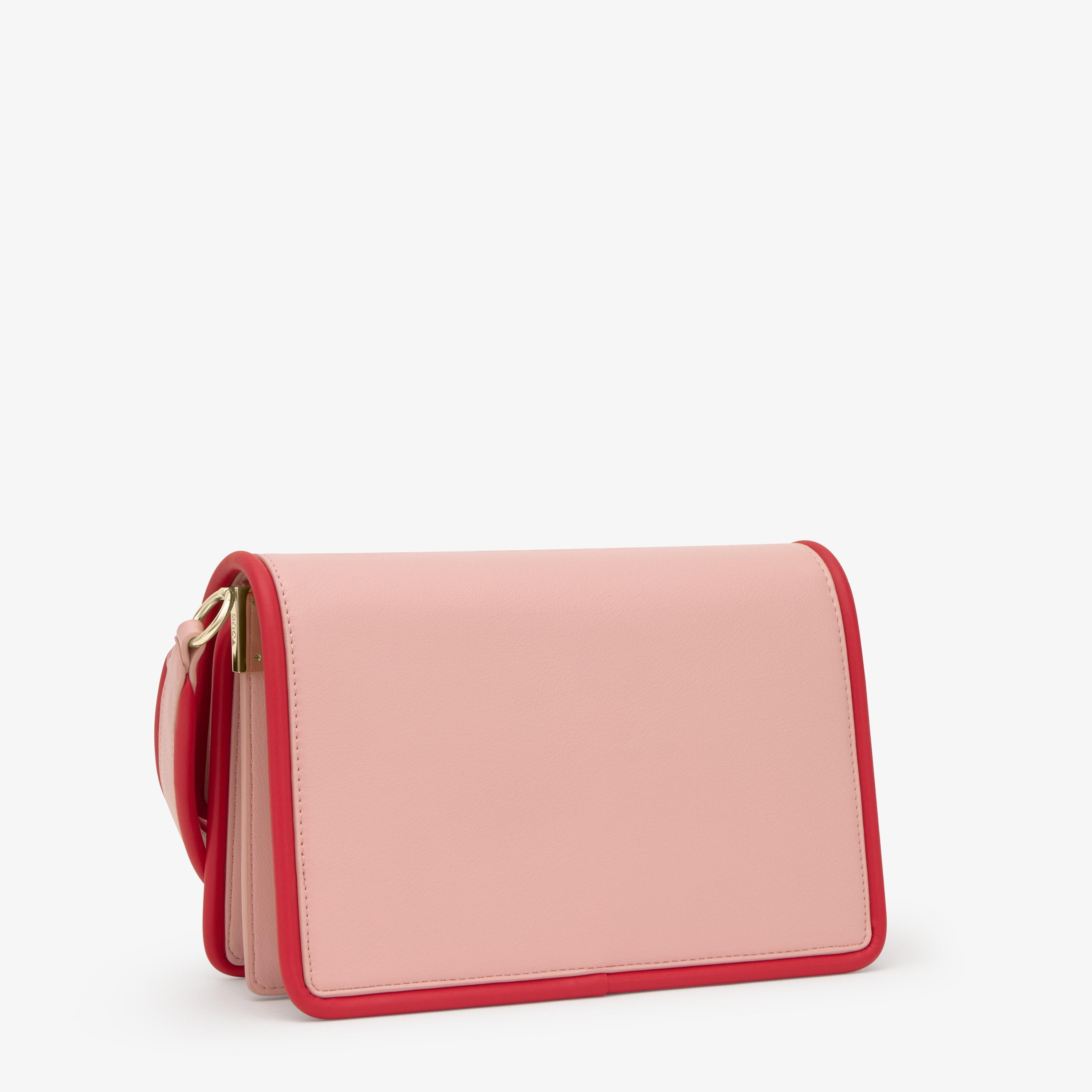Medium dark pink Crossbody bag TOUS Audree Pipings
