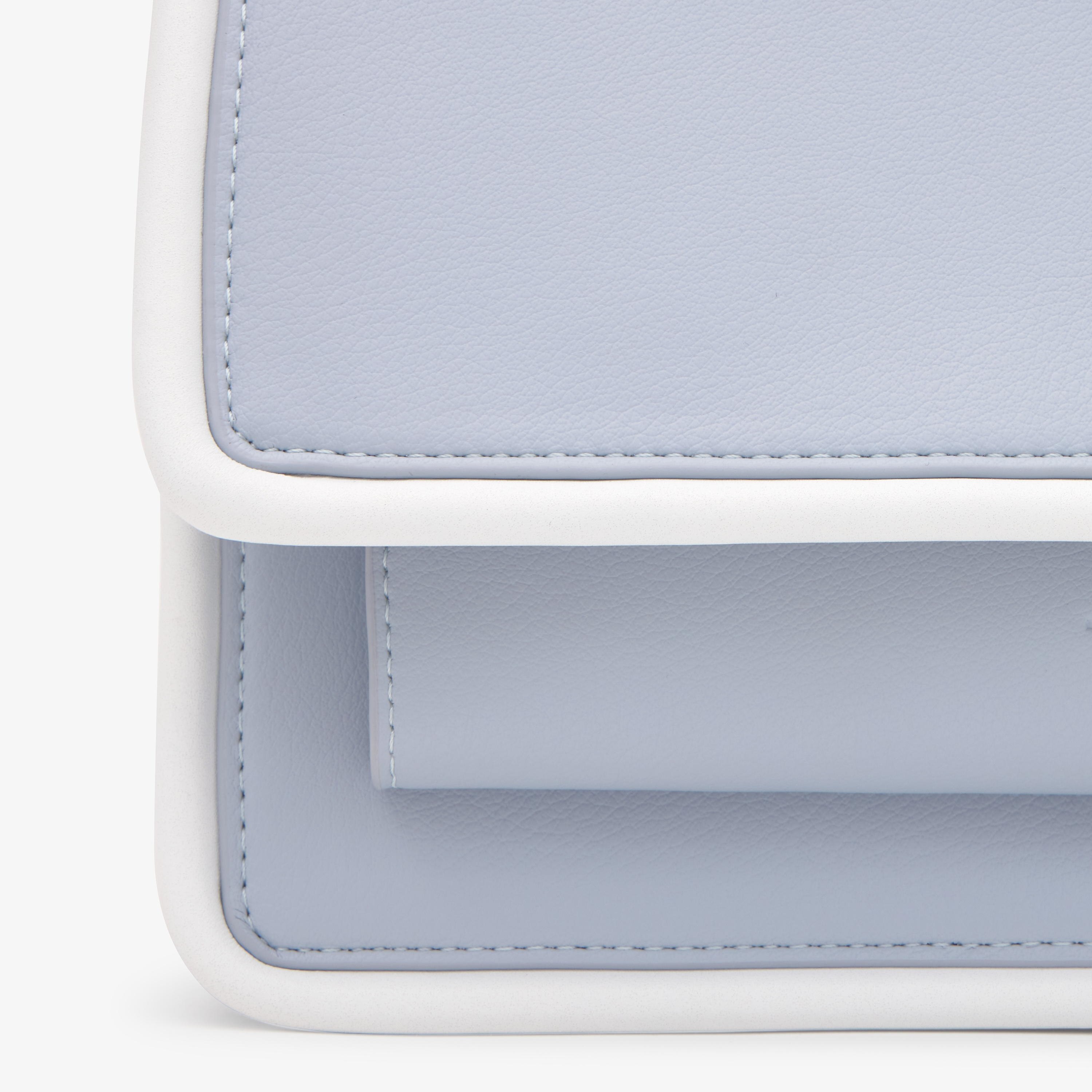 Medium grayish blue Crossbody bag TOUS Audree Pipings