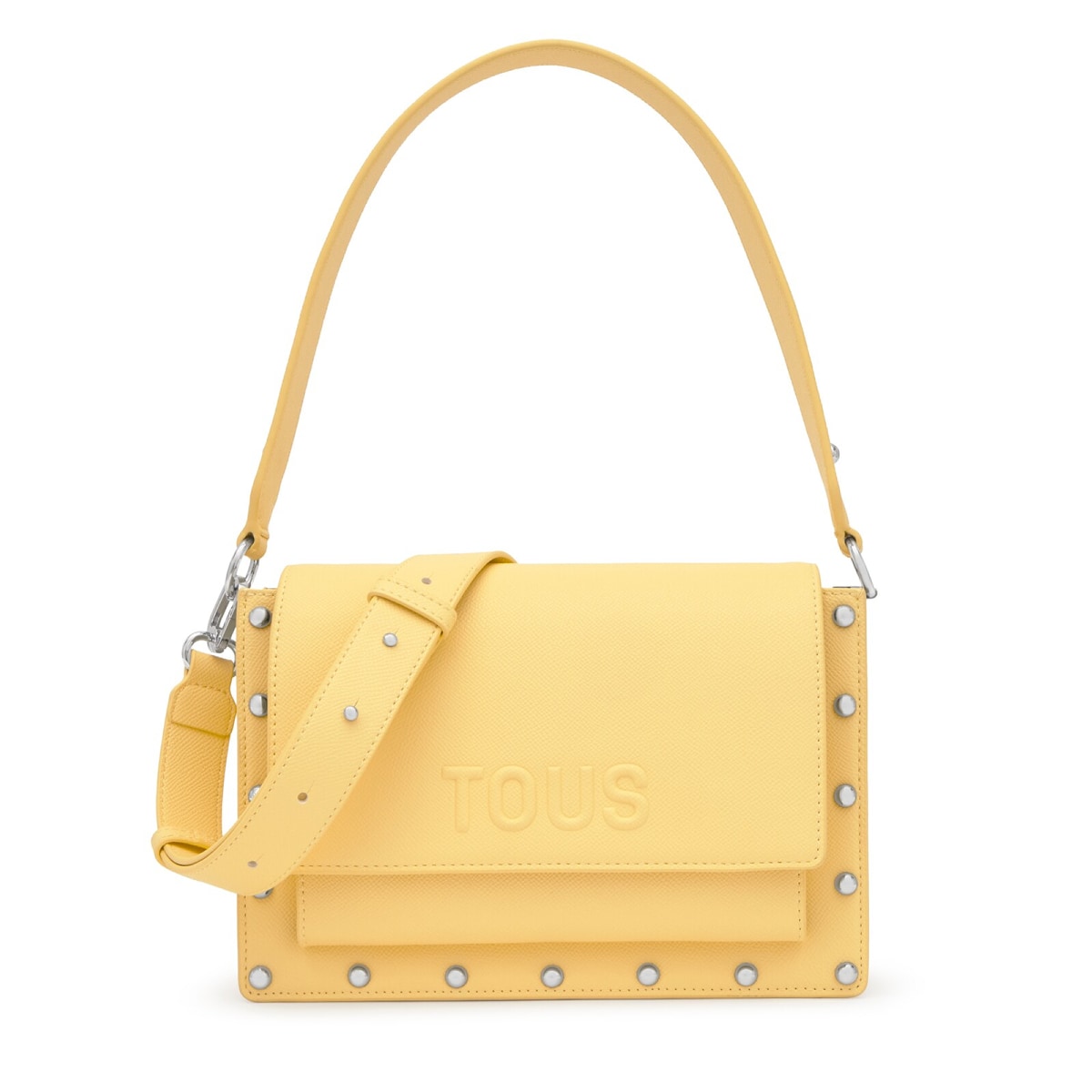 Tous - Bandolera Mediana Amarillo Audree Studs - Amarillo