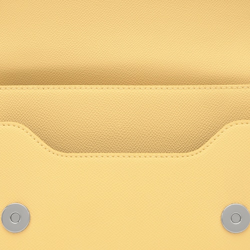 Sac &agrave; bandouli&egrave;re jaune moyen TOUS Audree Studs