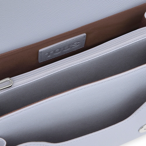 Sac &agrave; bandouli&egrave;re bleu moyen TOUS Audree Studs