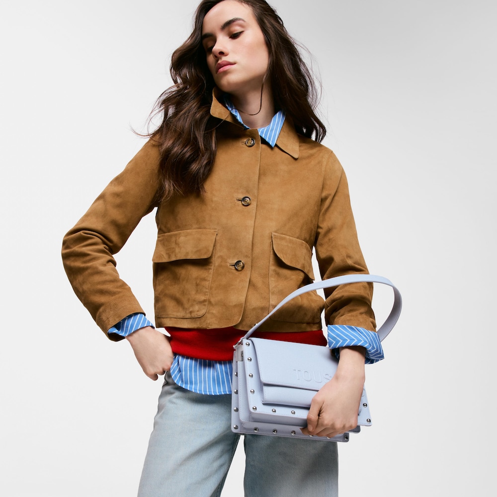 Bandolera mitjana blava TOUS Audree Studs