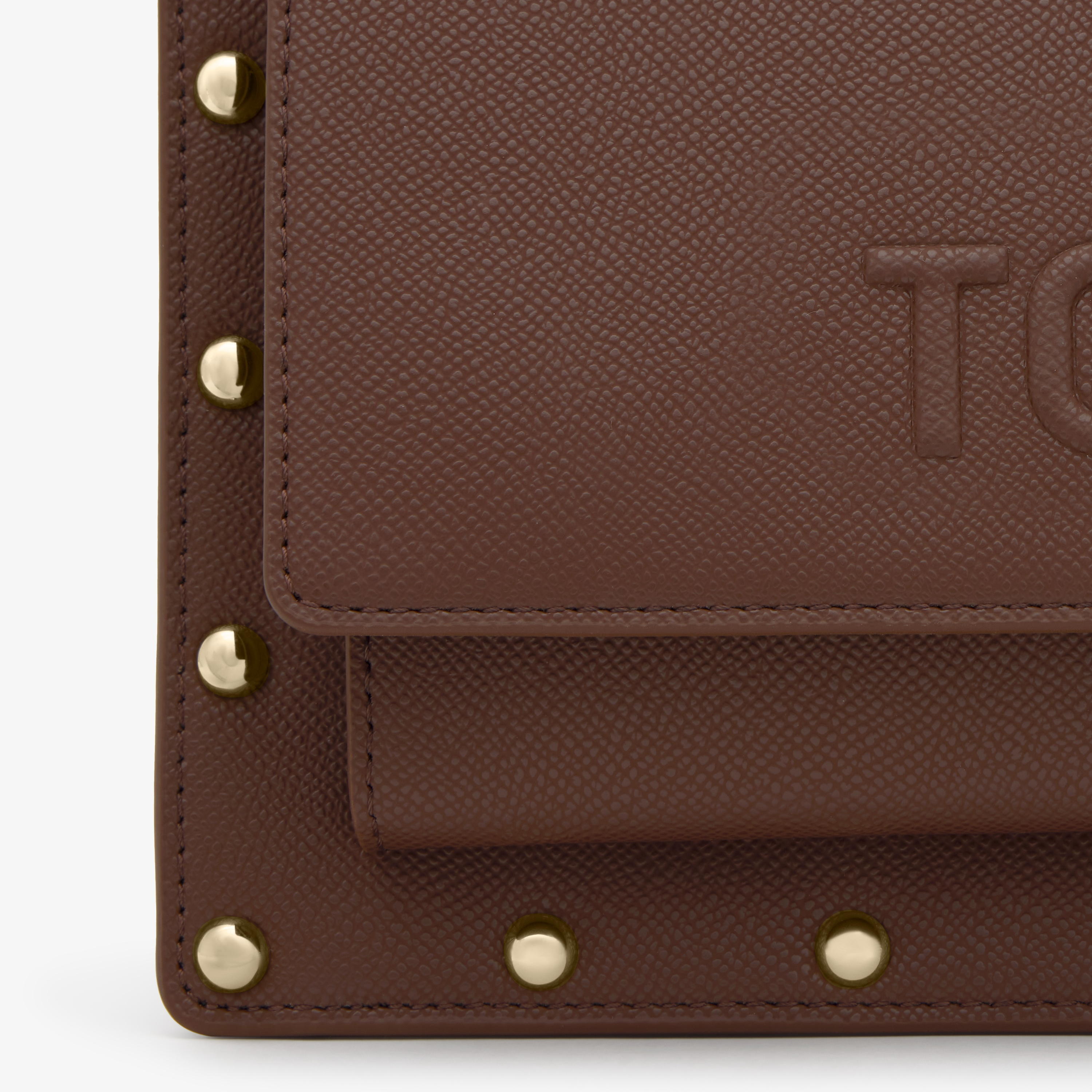 Medium brown Crossbody bag TOUS Audree Studs