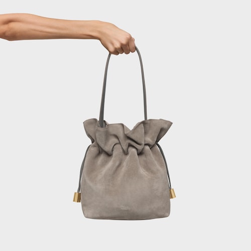 Bombonera topo mediana de piel Tous Heritage