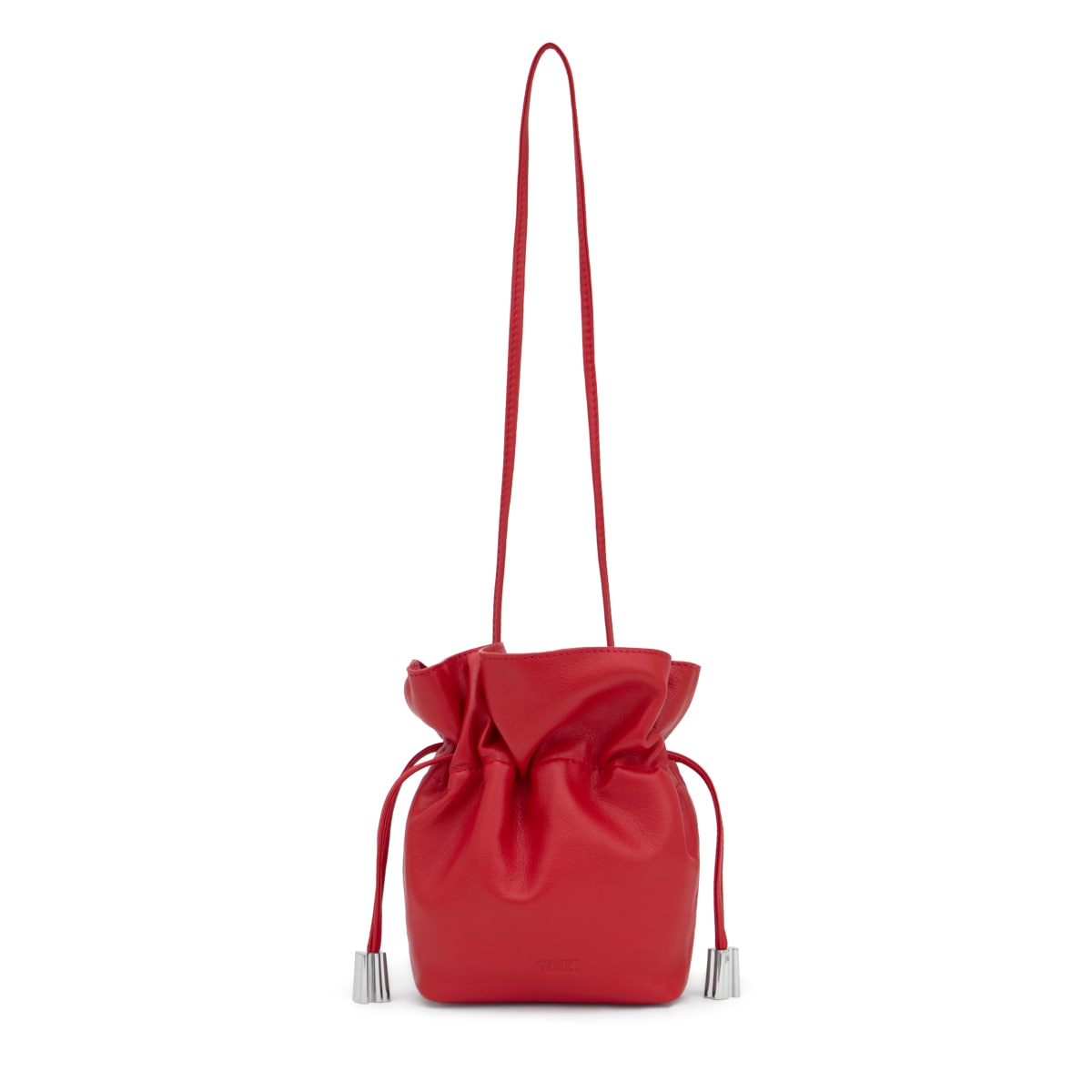 Tous - Bombonera Roja Pequeña De Piel Tous Heritage - Rojo