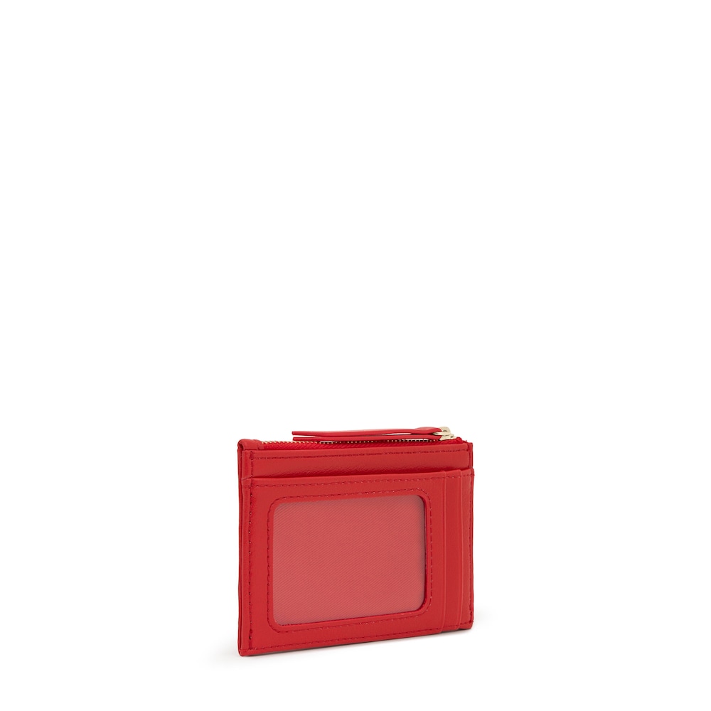 Red purse-cardholder Audree Soft