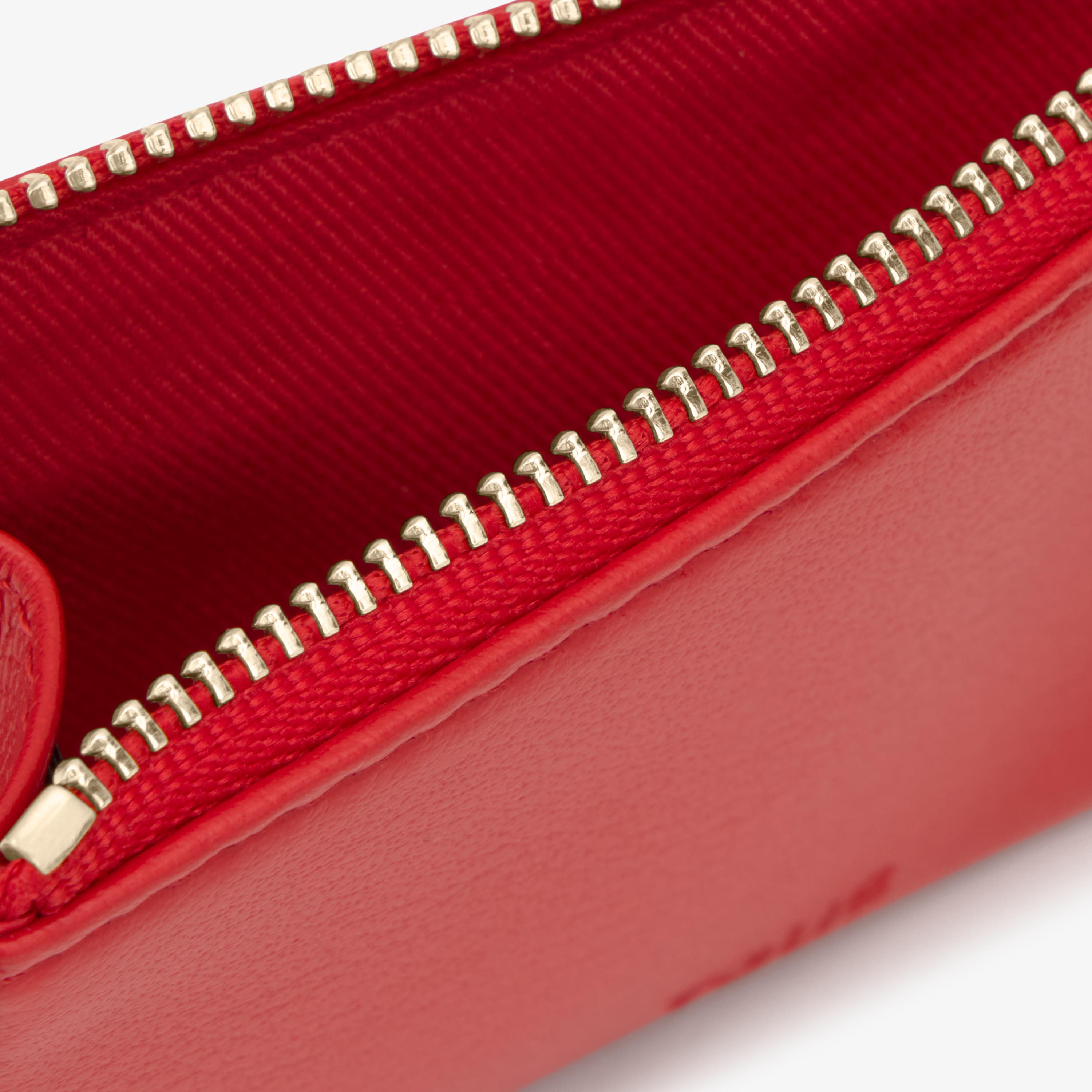 Red purse-cardholder Audree Soft