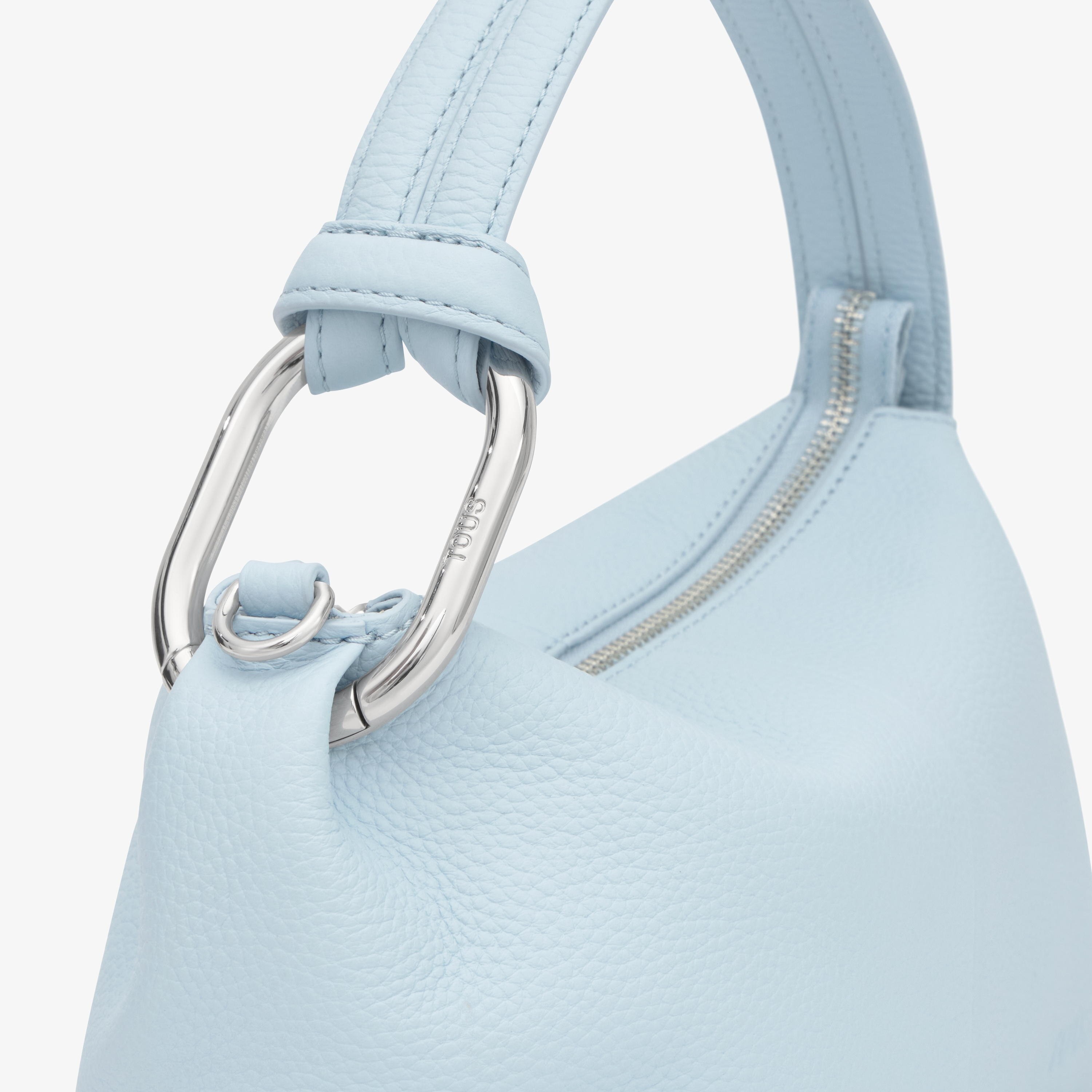 Sky blue Crossbody leather bag TOUS Hold