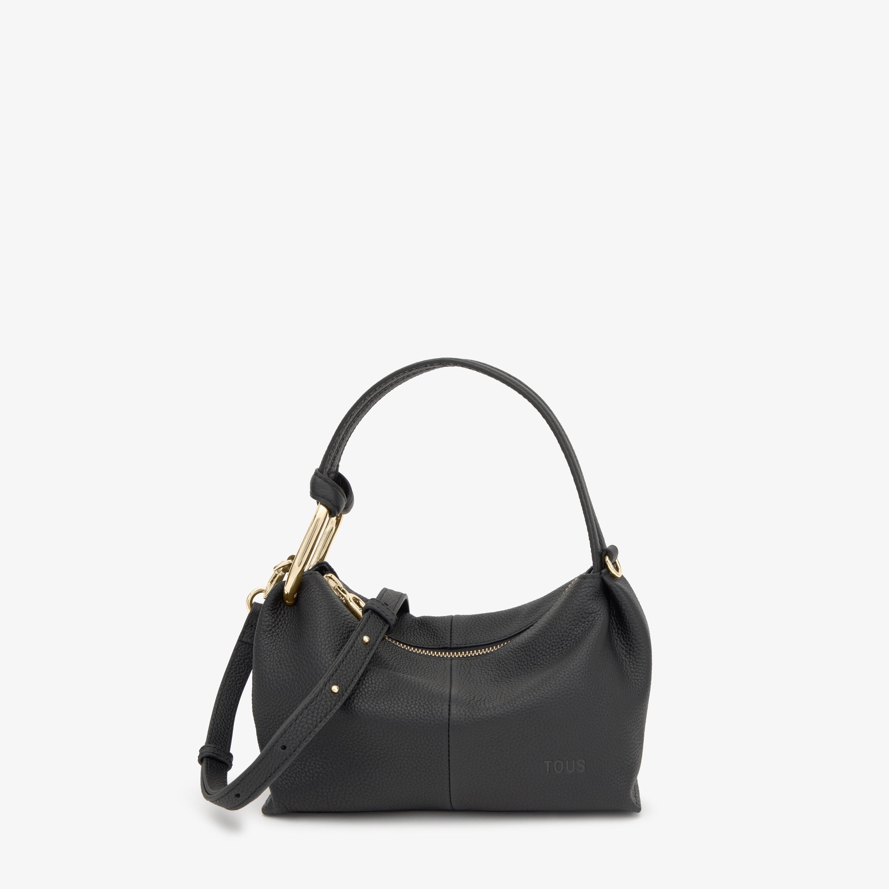 Black Crossbody leather bag TOUS Hold